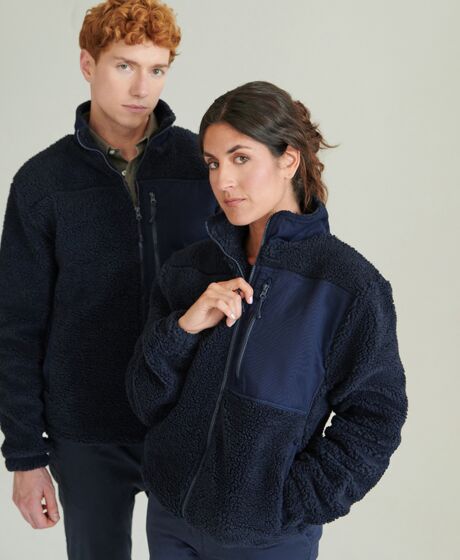 Front Row Recycled Sherpa Fleece Jacket Thumbnail