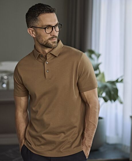 Tee Jays Pima Cotton Interlock Polo Shirt Thumbnail