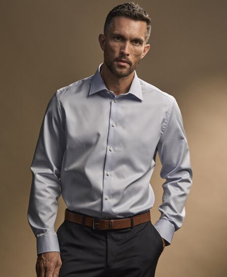 Tee Jays Luxury Comfort Fit Long Sleeve Oxford Shirt Thumbnail