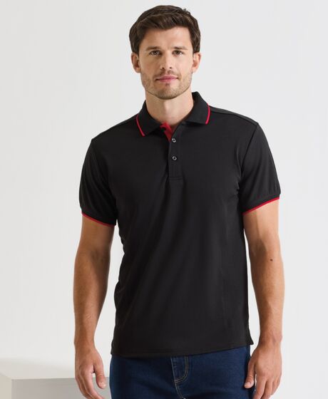 Premier Contrast Coolchecker® Piqué Polo Shirt Thumbnail