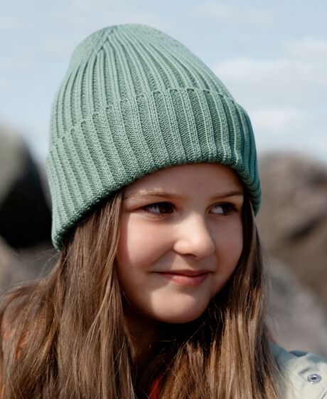 Beechfield Kids Organic Cotton Beanie Thumbnail