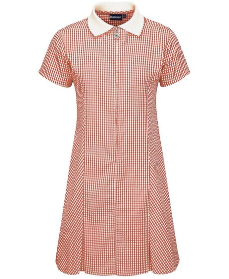 Banner Avon Zip-Fronted Corded Gingham Dress Thumbnail